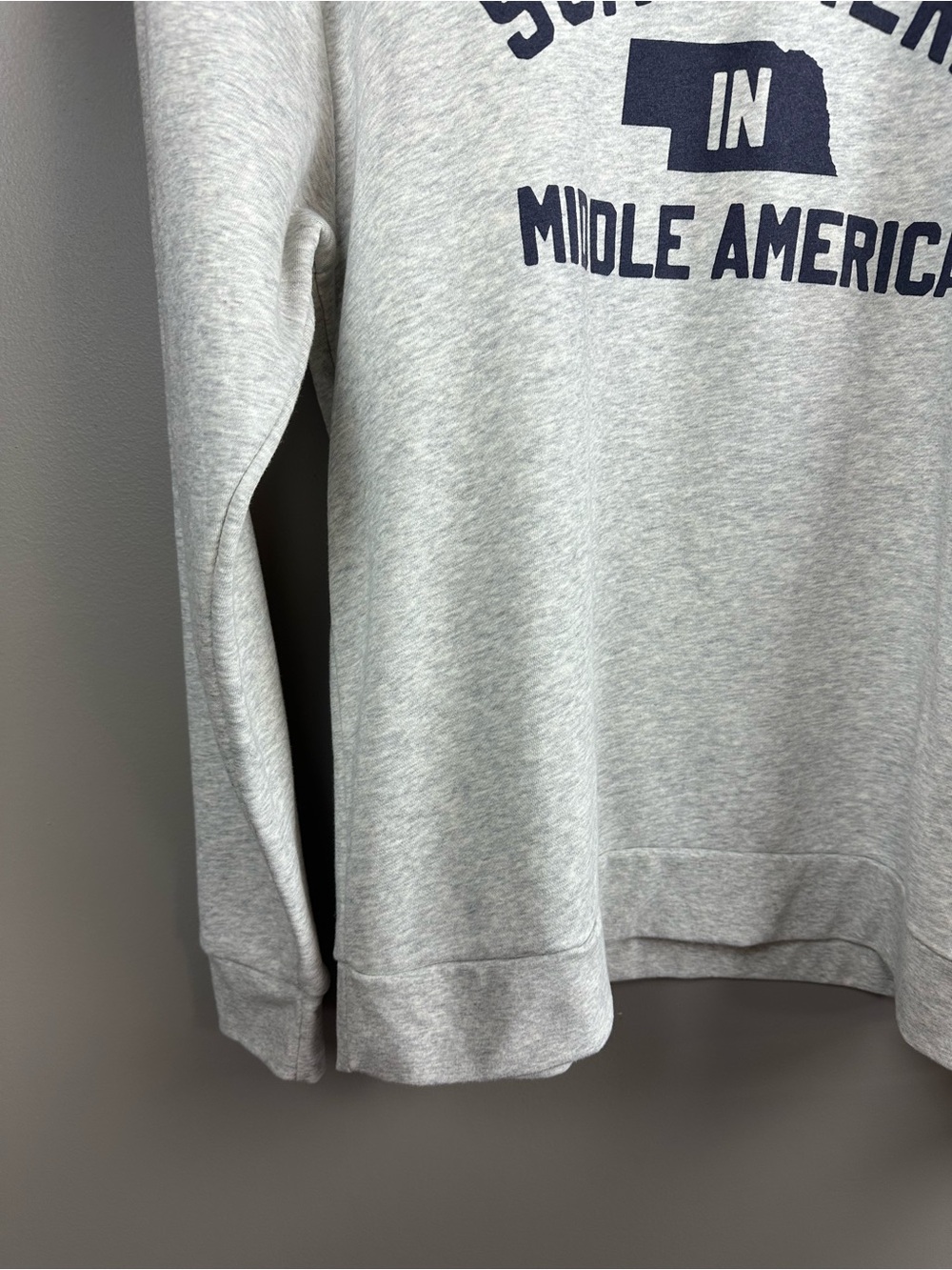 Counting Crows Omaha 'Somewhere in Middle America' Grey Crewneck Sweatshirt XL - Picture 6 of 12